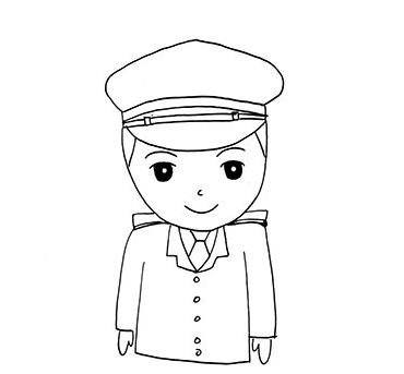 一分钟简笔画 跟我一起画军人