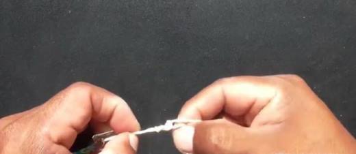 路亚钓前导线绑假饵的活结打法