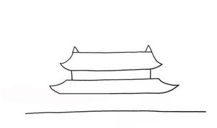天安门简笔画