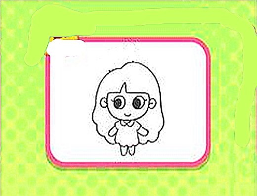 抖音上Q版小女孩简笔画