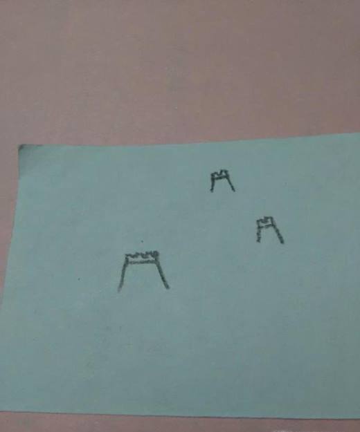长城彩色简笔画怎么画