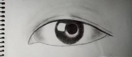 教你如何快速画素描眼睛