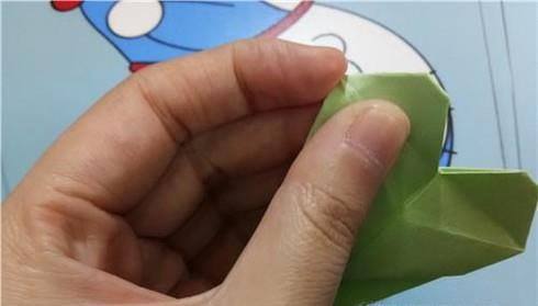 如何用折纸折爱心书签