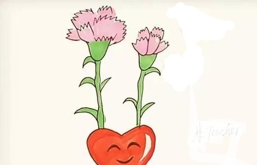 康乃馨简笔画